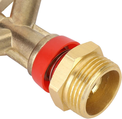 2Pcs Impact Sprinkler Head, 25mm Zinc Alloy Irrigation Garden Rocker Arm Sprinklers Nozzle Heads Male Thread Watering Sprinkler for Yard and Grass Irrigation