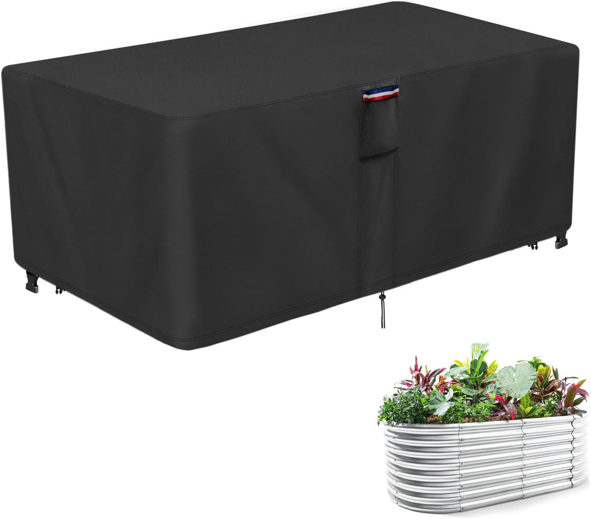 6x3 FT Raised Garden Bed Cover- Waterproof Cover for Outdoor