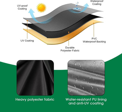 6x3 FT Raised Garden Bed Cover- Waterproof Cover for Outdoor