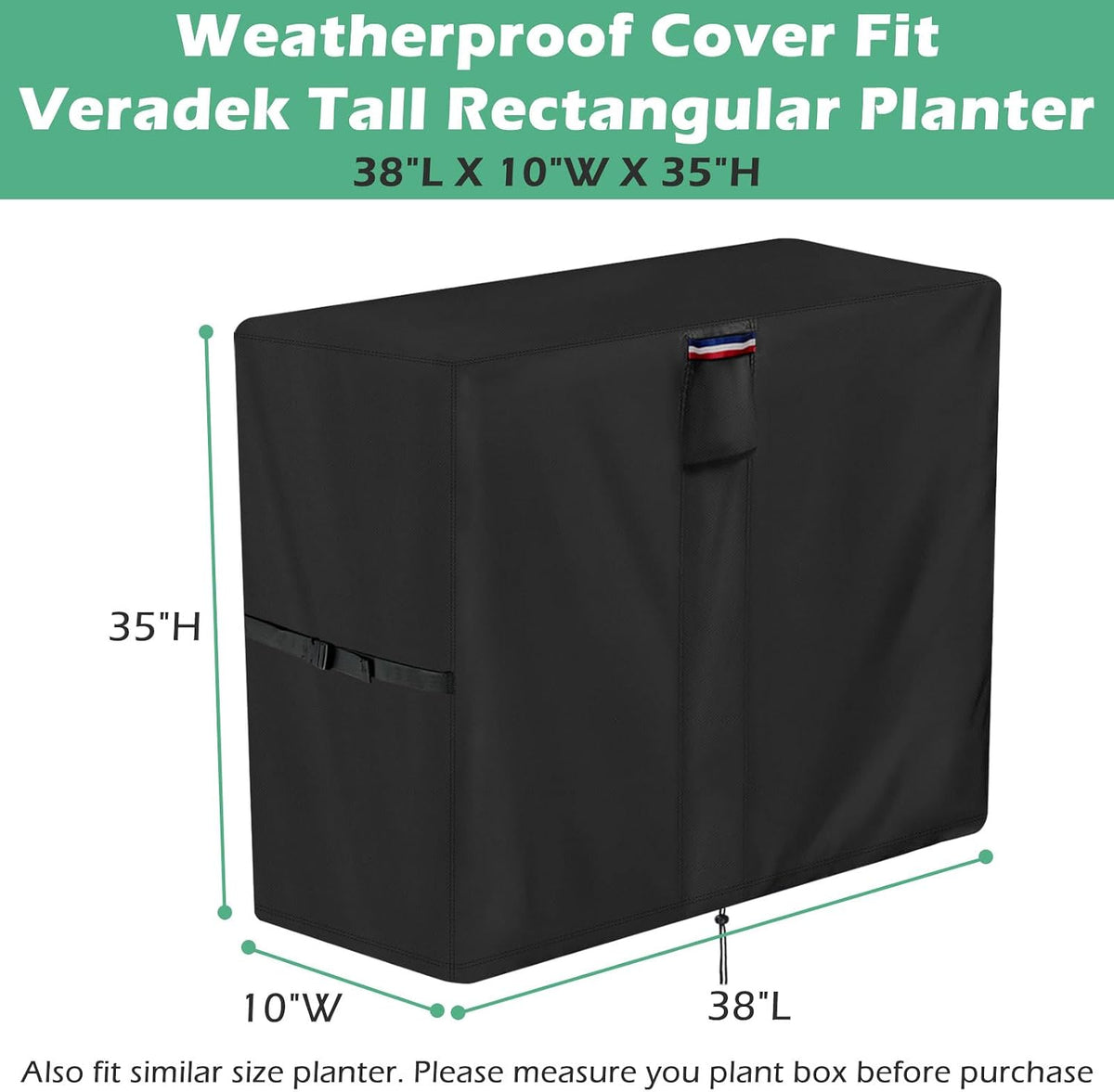 6x3 FT Raised Garden Bed Cover- Waterproof Cover for Outdoor