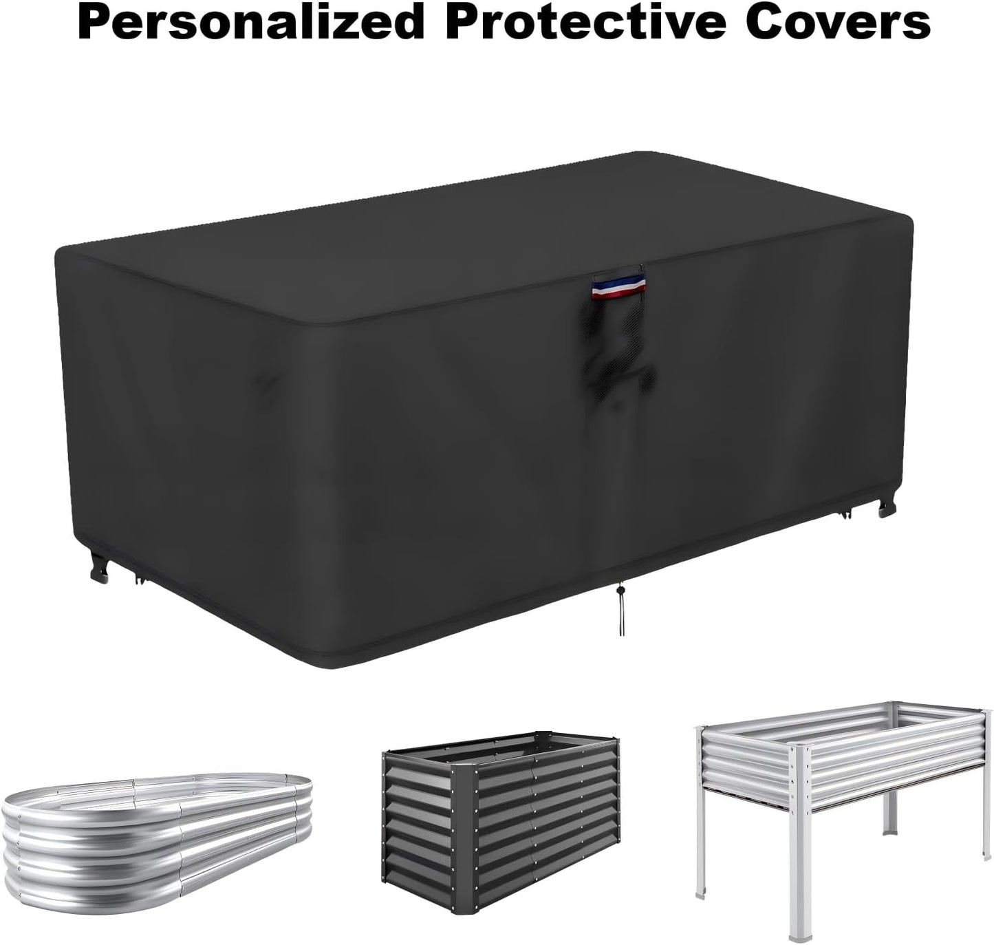6x3 FT Raised Garden Bed Cover- Waterproof Cover for Outdoor