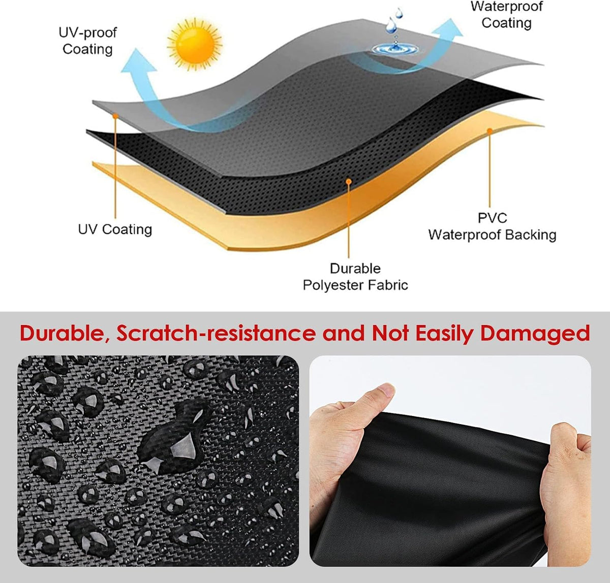 6x3 FT Raised Garden Bed Cover- Waterproof Cover for Outdoor