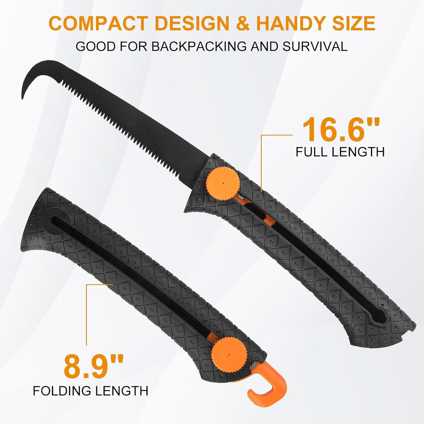 3 Piece Garden Tool Set, Lopper, 360° Grass Shears & Retractable Saw