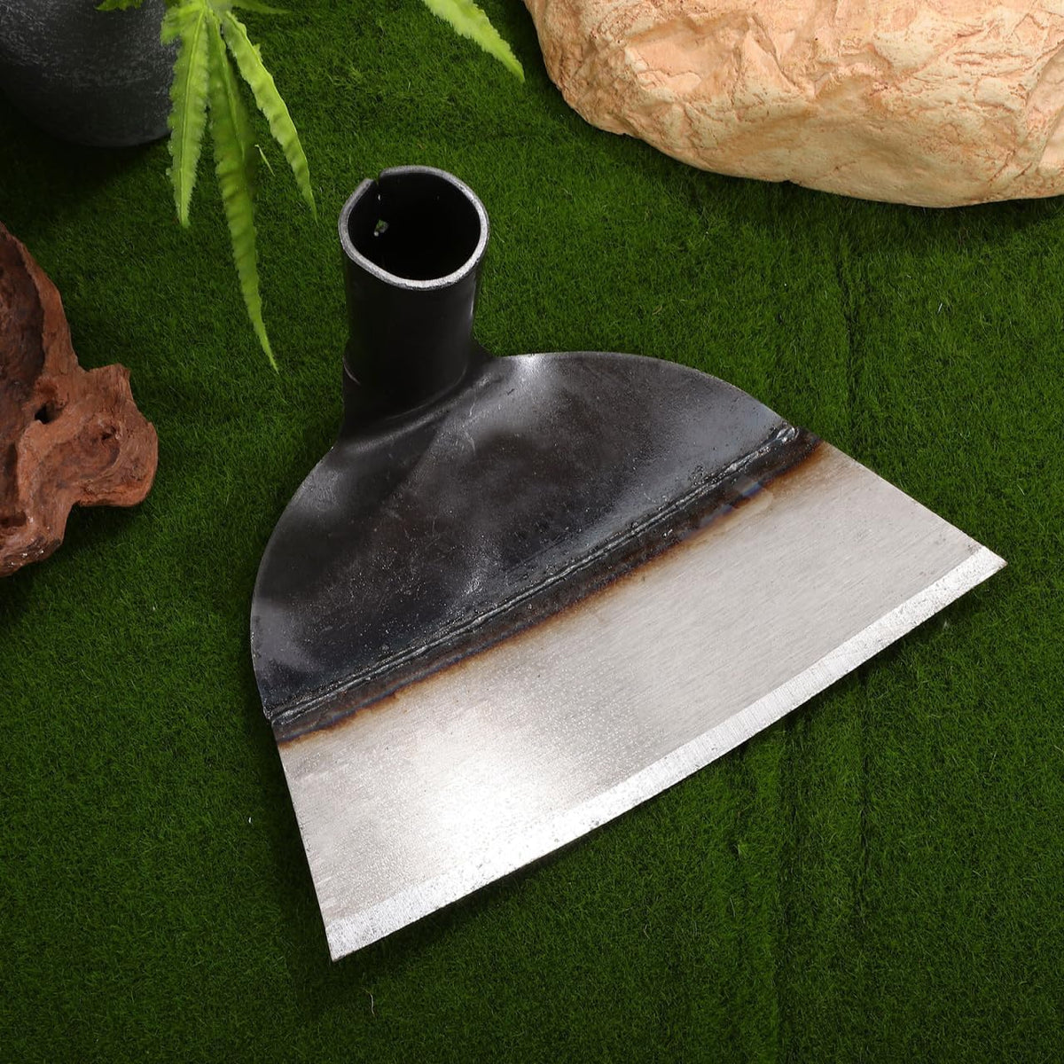Garden Hoe Head Replaceable Steel Garden Hoe Tool for Weeding Digging Loosening and Cutting Grass Agricultural Accessory 9.25 X 5.90 X 5.11 in 1 Pack