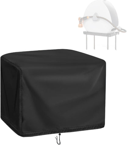 Hose Reel Cover 500D Waterproof 23.6x12.6x21.65in Black