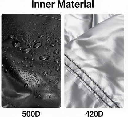Hose Reel Cover 500D Waterproof 23.6x12.6x21.65in Black