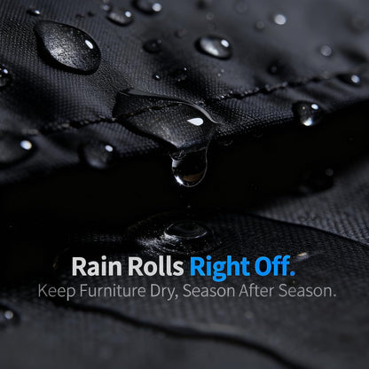 Hose Reel Cover 500D Waterproof 23.6x12.6x21.65in Black