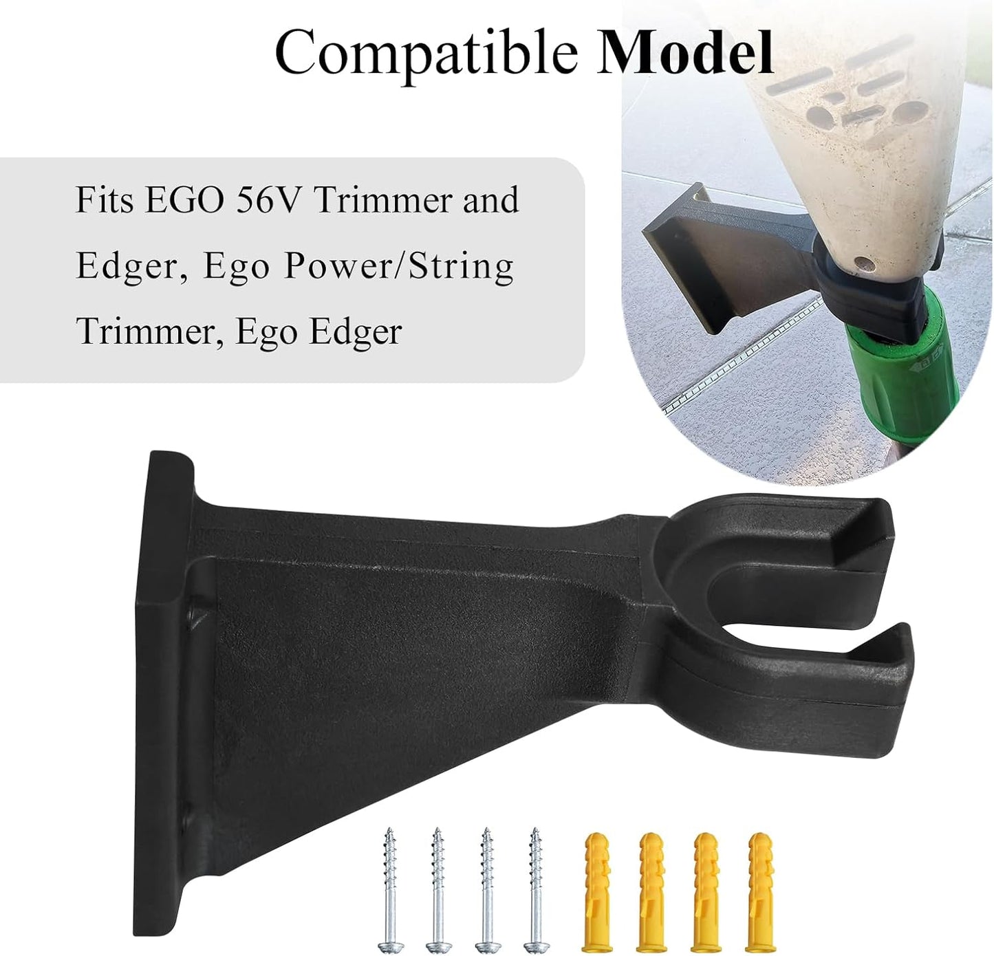 2 Pcs Heavy-Duty Wall Hanging Holder for Power Tools Fits EGO 56V Trimmer