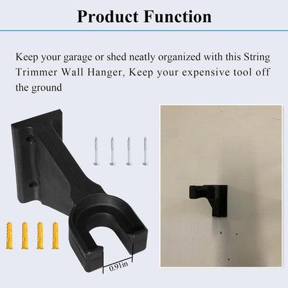 2 Pcs Heavy-Duty Wall Hanging Holder for Power Tools Fits EGO 56V Trimmer