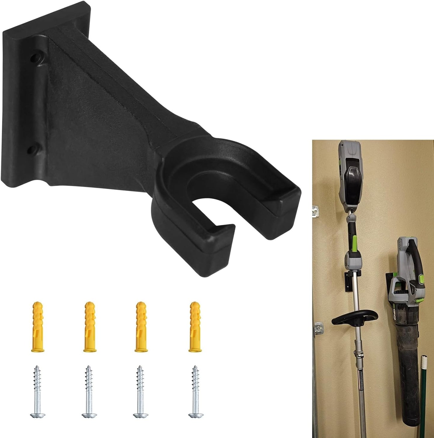 2 Pcs Heavy-Duty Wall Hanging Holder for Power Tools Fits EGO 56V Trimmer