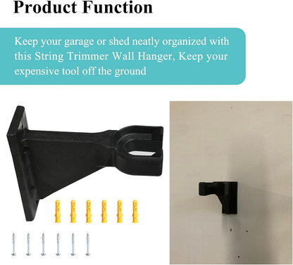 2 Pcs Heavy-Duty Wall Hanging Holder for Power Tools Fits EGO 56V Trimmer