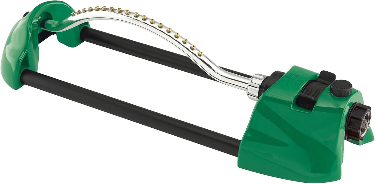 Nozzle Jets, Green 15004 ColorStorm Premium Metal Oscillating Sprinkler with Brass