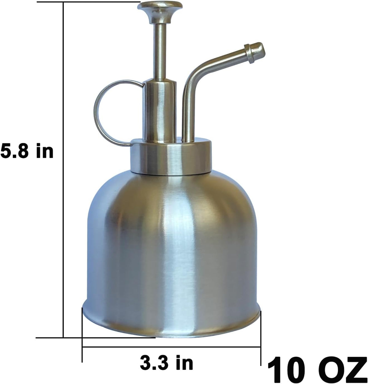 Stainless Steel Plant Sprayer, Small Watering Can, Modern Gardening Tool for Indoor Potted Plants