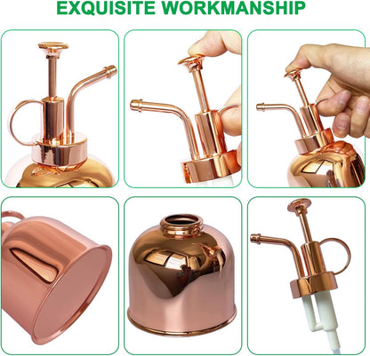 Stainless Steel Plant Sprayer, Small Watering Can, Modern Gardening Tool for Indoor Potted Plants