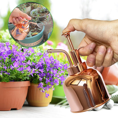 Stainless Steel Plant Sprayer, Small Watering Can, Modern Gardening Tool for Indoor Potted Plants
