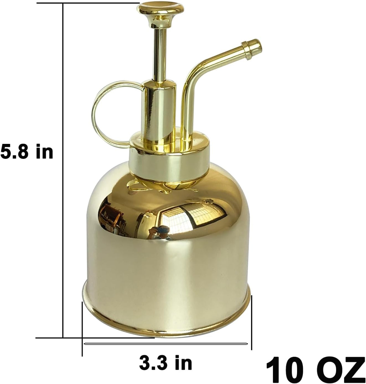 Stainless Steel Plant Sprayer, Small Watering Can, Modern Gardening Tool for Indoor Potted Plants