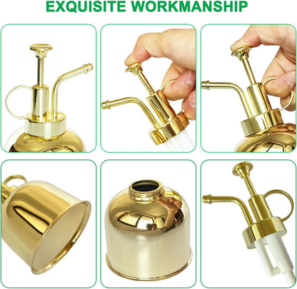 Stainless Steel Plant Sprayer, Small Watering Can, Modern Gardening Tool for Indoor Potted Plants