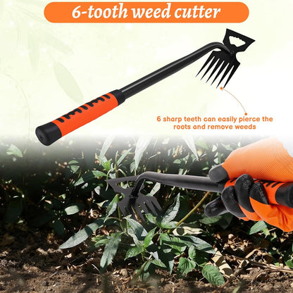 Weed Puller Tool, Portable Stainless Steel Weeder Puller Tool