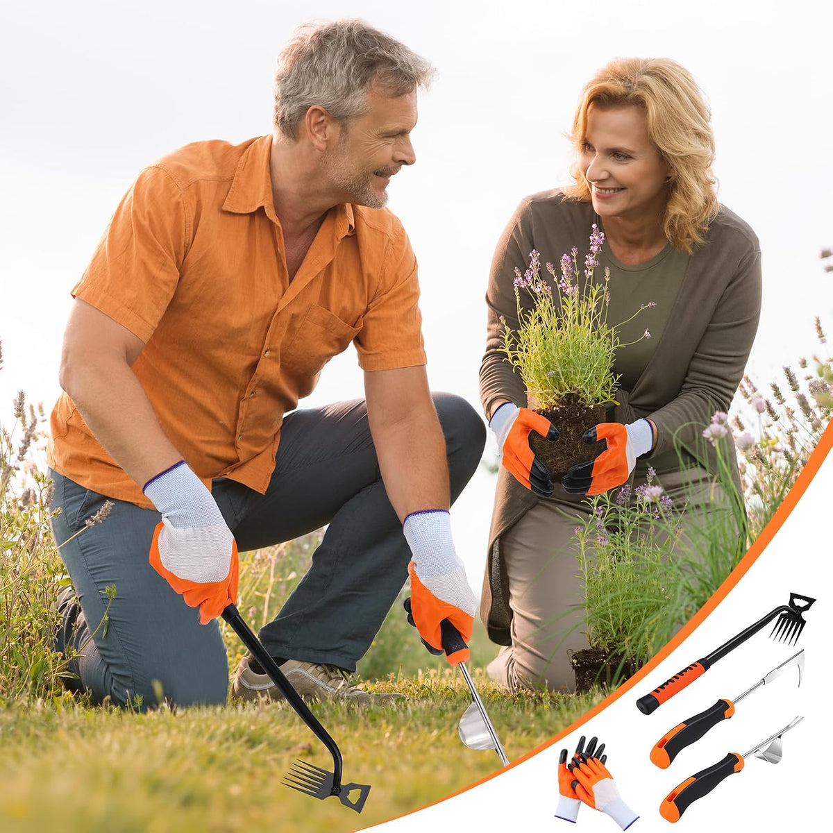 Weed Puller Tool, Portable Stainless Steel Weeder Puller Tool