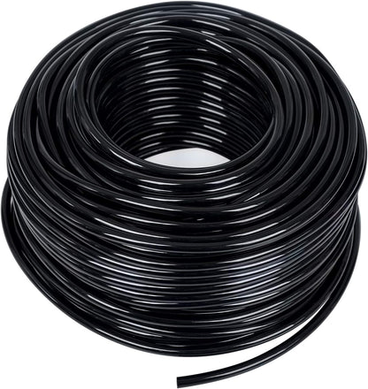 50FT 1/4" Irrigation Tubing, 0.27" OD x 0.15" ID Drip Irrigation Hose