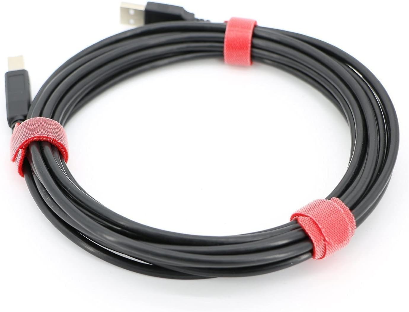 50pcs Reusable Fastening Adjustable Cable Ties Wire Management (6 Inch, White)