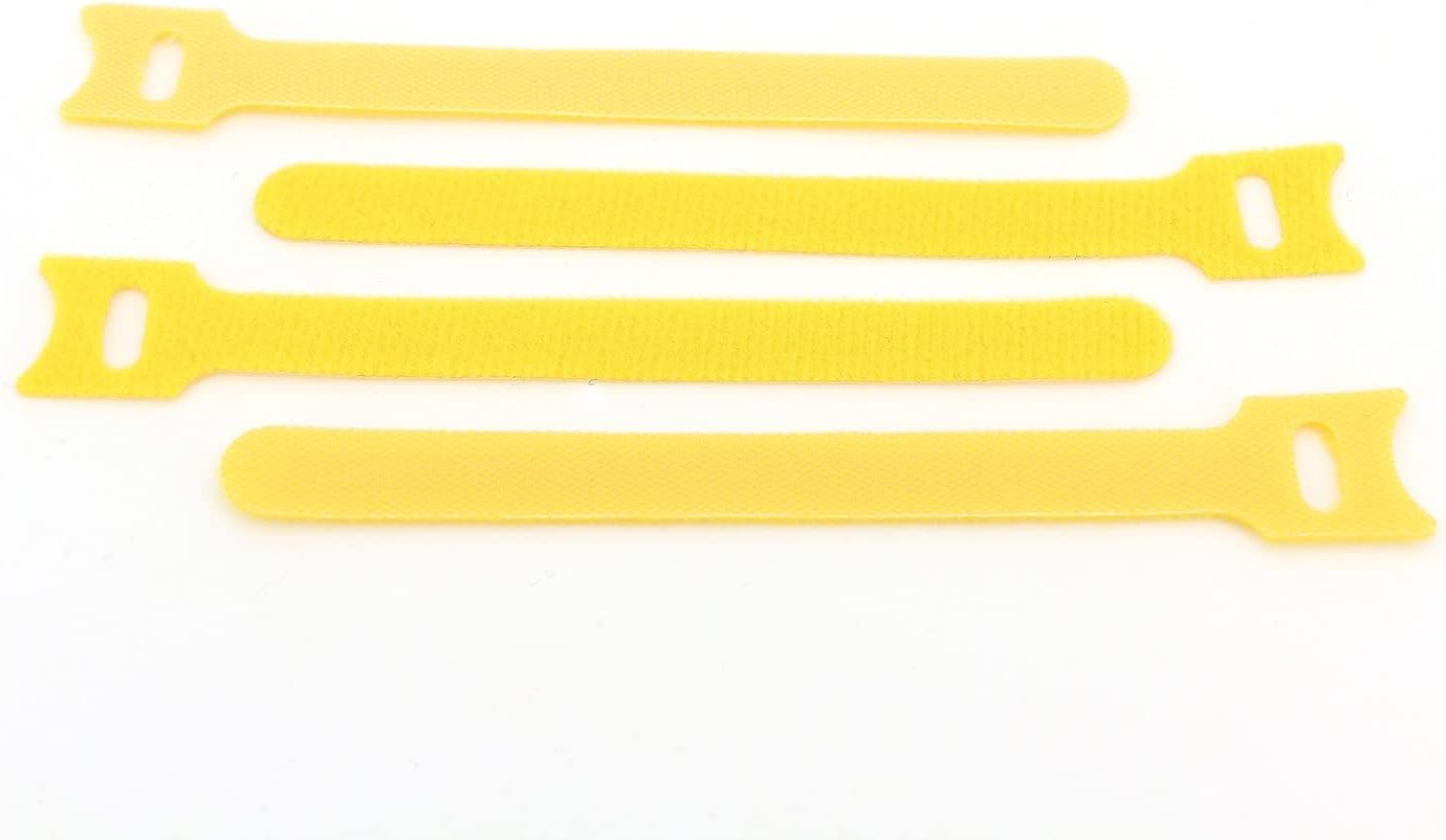 50pcs Reusable Fastening Adjustable Cable Ties Wire Management (6 Inch, White)