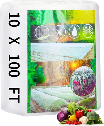4 X 100 Ft White Garden Bug Netting Ultra Fine Mesh for Plants