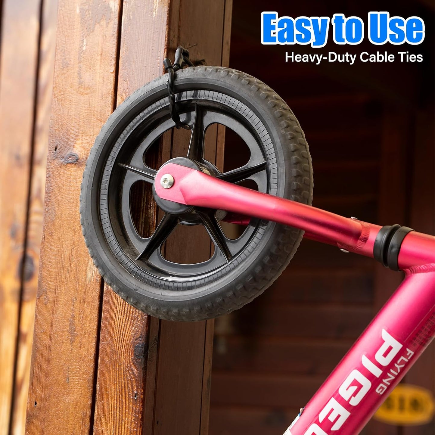 8pcs Rubber Twist Ties, 32-Inch Silicone Cable Ties Reusable