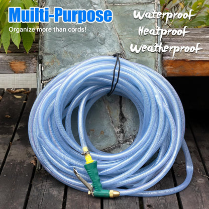 8pcs Rubber Twist Ties, 32-Inch Silicone Cable Ties Reusable
