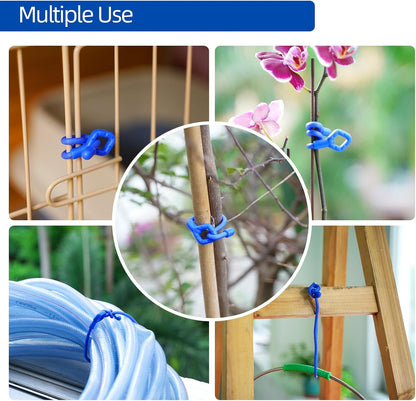 8pcs Rubber Twist Ties, 32-Inch Silicone Cable Ties Reusable