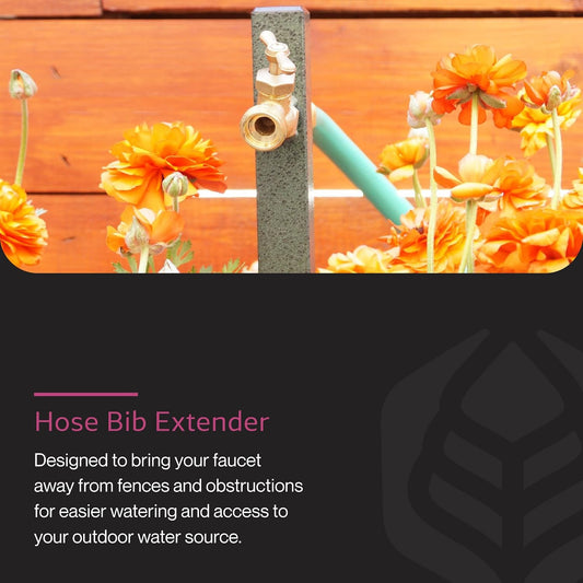 Garden Hose Bib Extender, Rust-Resistant, IHBE-6