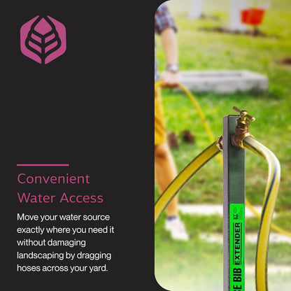 Garden Hose Bib Extender, Rust-Resistant, IHBE-6