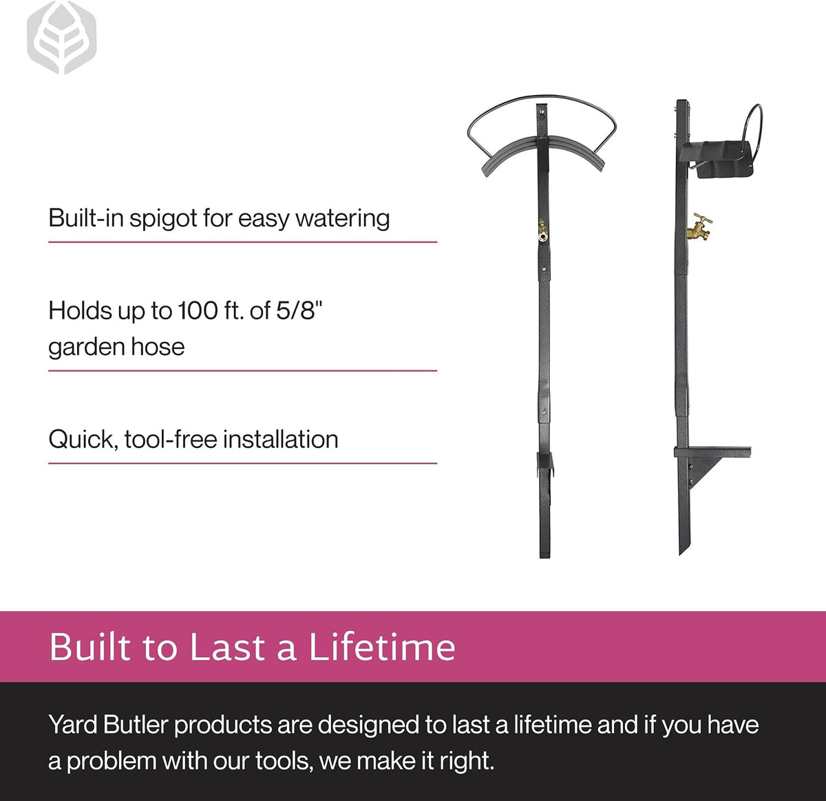 Garden Hose Bib Extender, Rust-Resistant, IHBE-6