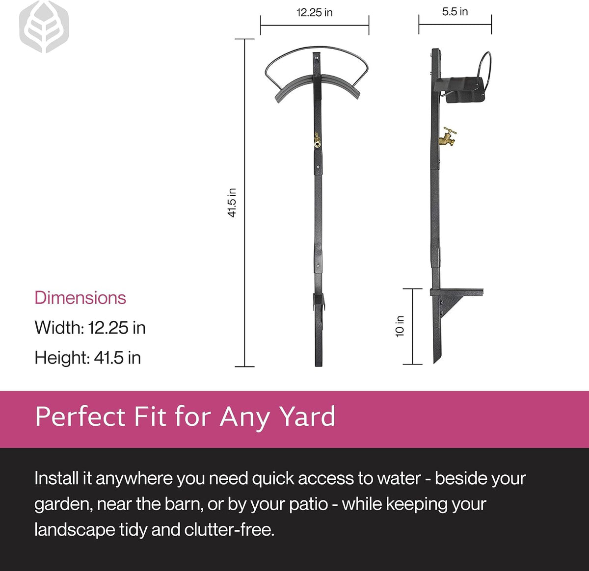 Garden Hose Bib Extender, Rust-Resistant, IHBE-6