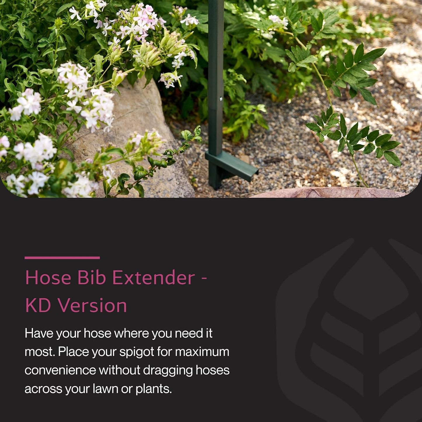 Garden Hose Bib Extender, Rust-Resistant, IHBE-6