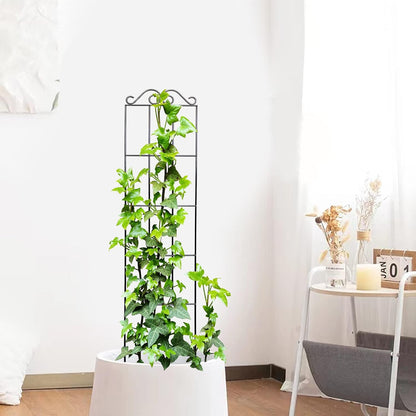 4Pack 37.5'' Metal Garden Trellis for Climbing Plants Outdoor