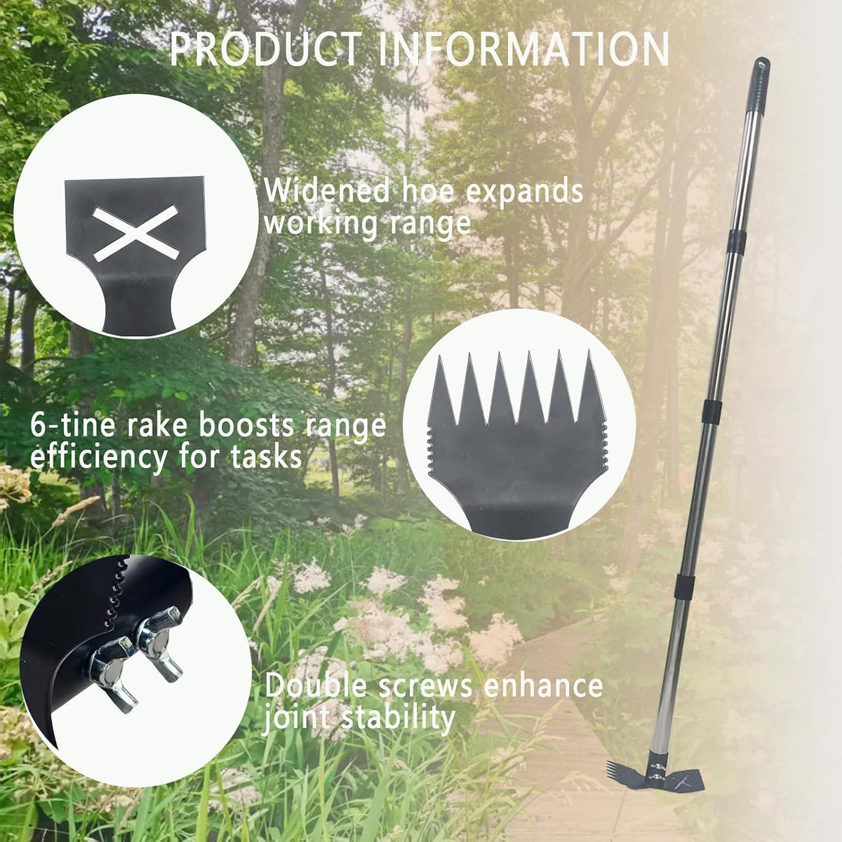 60" Weed Puller Tool with Long Handle