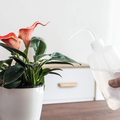 ORIMERC 500ML/17OZ Small Plant Watering Can for Indoor Plants, Squeeze Wash Bottle for Succulent Watering, Irrigation Bottle for Plant Watering, Rinse Bottle for Tattoo, Eyelash, Eye wash, Lab Wash
