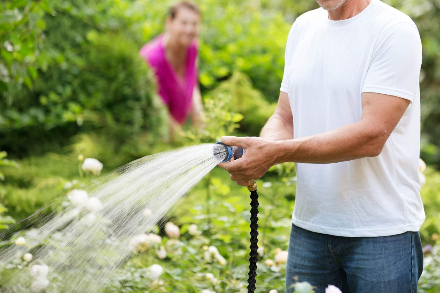 Garden Hose Nozzle Heavy Duty, Water Hose Sprayer Nozzle for Outdoor