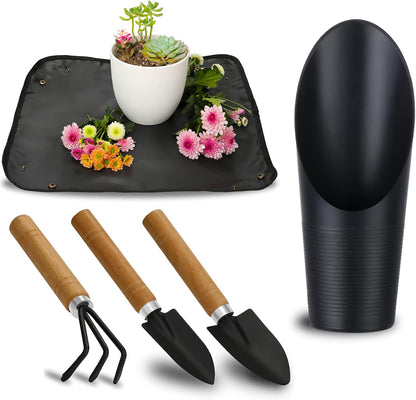 5 Pcs Succulent Tools, Mini Garden Tools, Small Indoor Plant Repotting Set