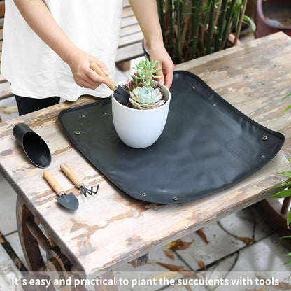 5 Pcs Succulent Tools, Mini Garden Tools, Small Indoor Plant Repotting Set