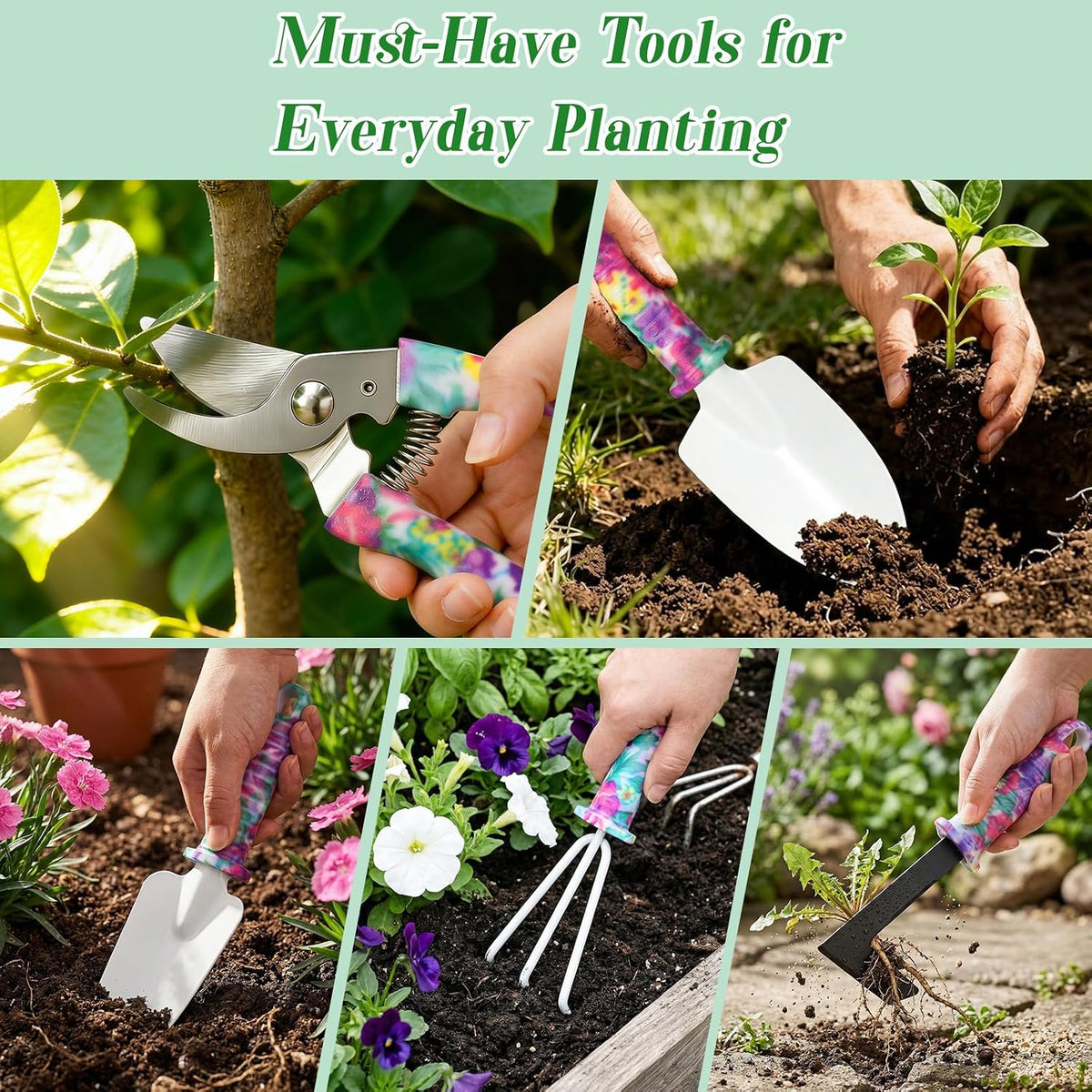 Gardening Gifts for Women, Garden Tools, Birthday Gifts for Mom Grandma