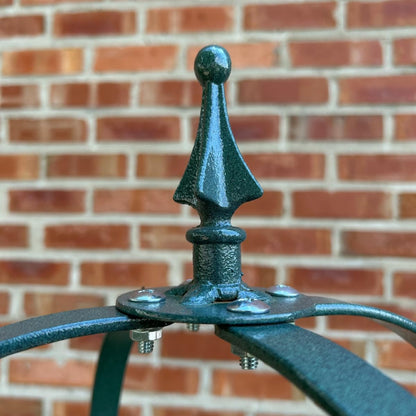 Large Garden Obelisk - Made in USA 7 ft Tall Trellis for Climbing Plants - Heavy Duty Plant Support - Premium Verdigris Green Powdercoat Finish