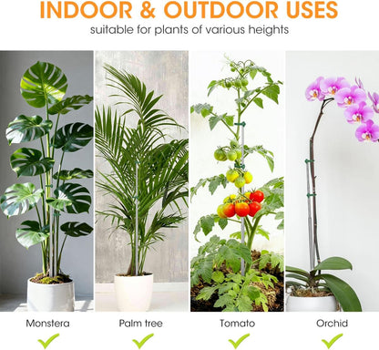 Extendable Plant Stakes, 13 to 49in Telescoping Monstera Plant Stakes