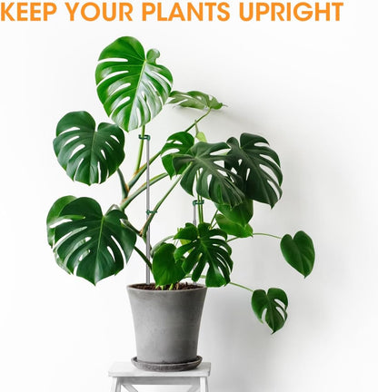 Extendable Plant Stakes, 13 to 49in Telescoping Monstera Plant Stakes