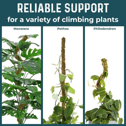 2Pcs 28'' Moss Pole Monstera Plant Support - Plant Stakes for Indoor Plants