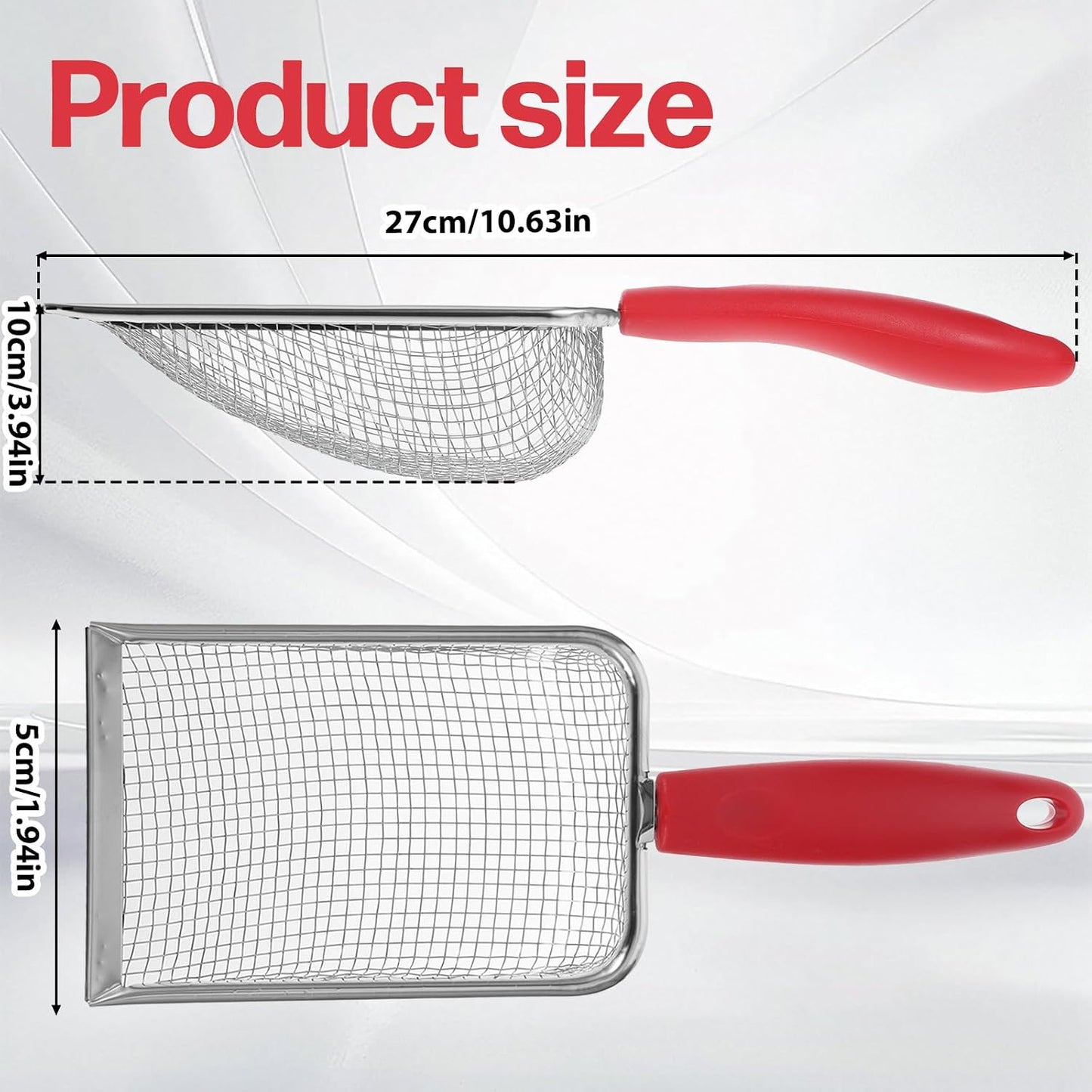 Stainless Steel Reptile Sand Substrate Scoop, Fine Mesh Metal Reptile Litter Cleaner Scooper, Cat Litter-Scoop, Mesh Litter-Shovel, Litter Cleaner Corner Scoop Sand Sifter for Terrarium Sands Waste