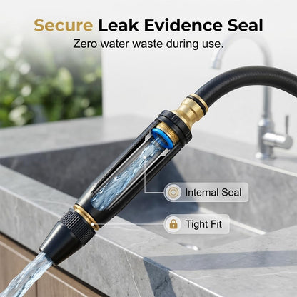 Home High-Pressure Car Wash Water Gun, 2026 Upgraded Car Wash Water Gun Garden Hose Sprayer, Adjustable Spray Patterns, for Watering Plants and Vegetables, and Car Washing (Pacifier Interface)