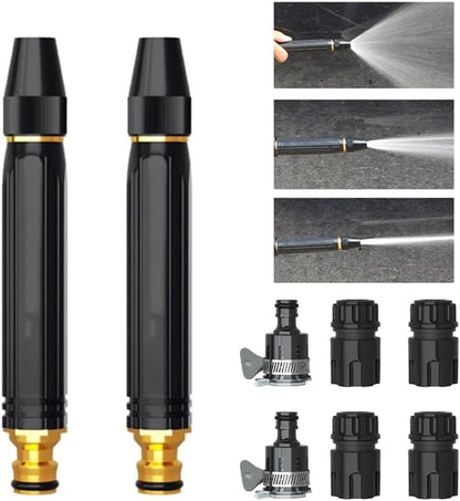 Home High-Pressure Car Wash Water Gun, 2026 Upgraded Car Wash Water Gun Garden Hose Sprayer, Adjustable Spray Patterns, for Watering Plants and Vegetables, and Car Washing (Pacifier Interface)