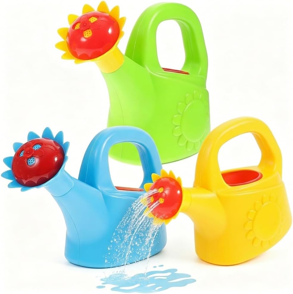 3 Pack Kids Watering Can, Chicken Watering Cans (Random Color)